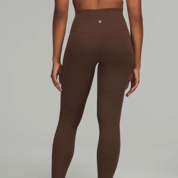 Lululemon Align Set: High-Rise Pant 28" 8 + Energy Bra 6 - JAVA - Picture 1 of 6